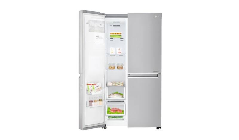 LG Réfrigérateur Américain | Door-in-Door ® | Compresseur linéaire | 625L | Total No Frost | Magic Crisper | Pure N Fresh | F, LG GSS6676SC